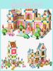 Wooden Castle Building Blocks Set For Kids With Diy Construction And Parentchild Interaction
