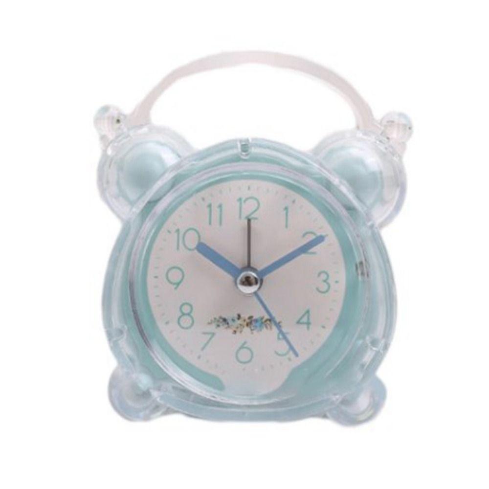 

Rural Luminous Alarm Clock Luminous Small Desk Clock Fashion Silent Alarm Clock Desktop синий