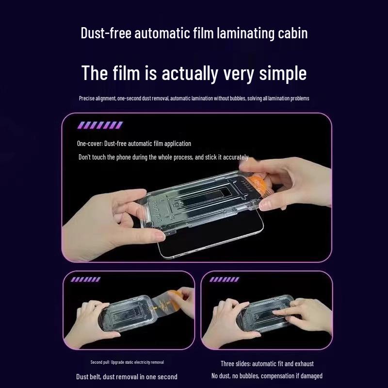 Apple iPhone 15 Pro Max Anti-Peep Tempered Glass Film - High-Definition, Dust-Free, Compatible with iPhone 14