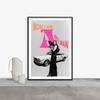 Mamma Sono Un Uomo Ricco Citazione Estetica Retrò Poster Stampa Copertina Rivista Vintage Nero Muro Tela Pittura Stanza Decorazione Casa