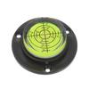 High-Precision Horizontal Bubble Level, 16.5x49mm Round Bull Eye Level, Measuring Layout Tool, RV TV Picture Frame Hanger, Black/Green