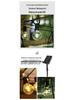 LED Solar G40 Tungsten Filament Outdoor Waterproof Christmas Decorative Light Strings