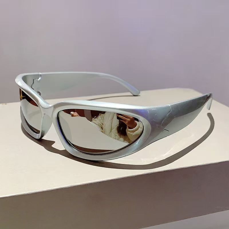 New Fashionable Women's Future Trendy Eyeglasses Men's Cycling Sports Sunglasses Y2K Sexy  Girl Cycling Shades UV400 Eyewear