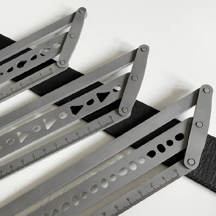 Alignment Guide Tool For Perfect Center Holes In Belts Shoulder Bags And  Accessories