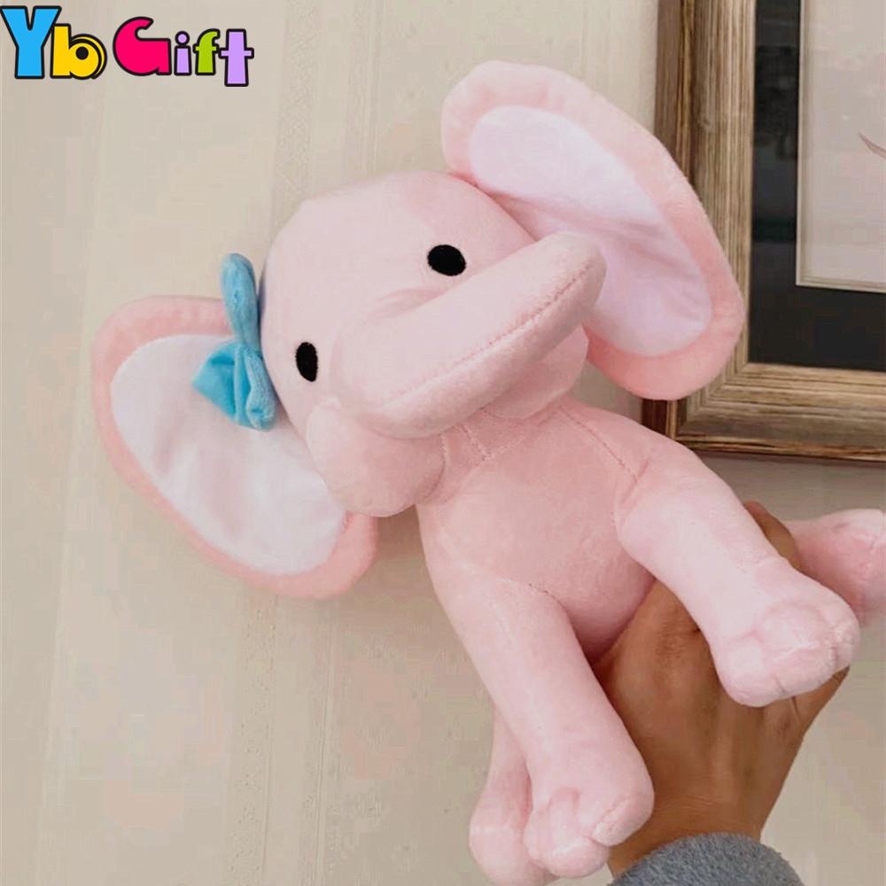 Elephant Plush Toys Kawaii Baby Toy Stuffed Animal Doll For Kids White Elephant Toys Cartoon For Girls Cute Toys For Wedding