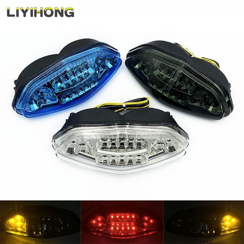 For Suzuki V-Strom DL 1000 650 LED Tail Light Motorcycle Integrated Rear Brake Stop Lamp Turn Signal Taillight Assembly 2003-08