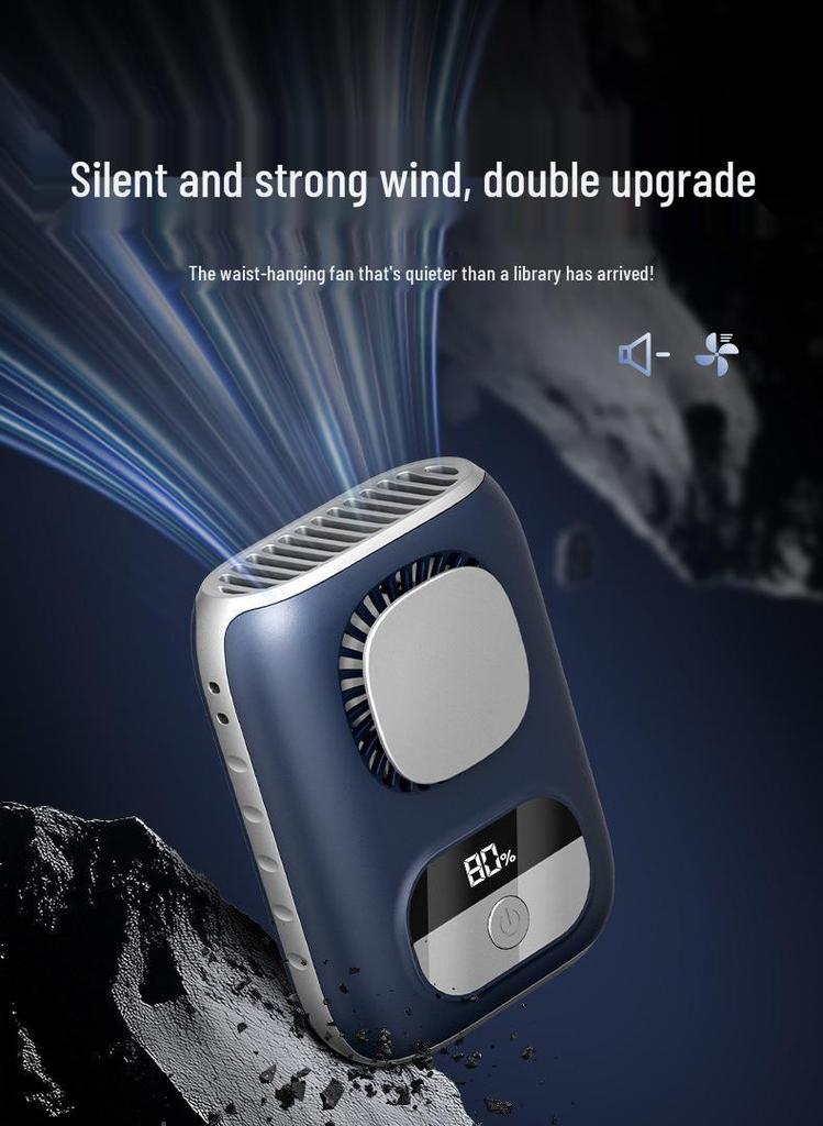 2026 Portable Clip-On Waist Fan: Compact Outdoor Cooling Solution