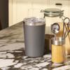 350ml Tumbler with Lid | Clear Lid, Copper Plated, Stainless Steel, Thermos, Copper Plated Construction, Keeps Water Hot and Cold, Gift, Plain, Zalatt