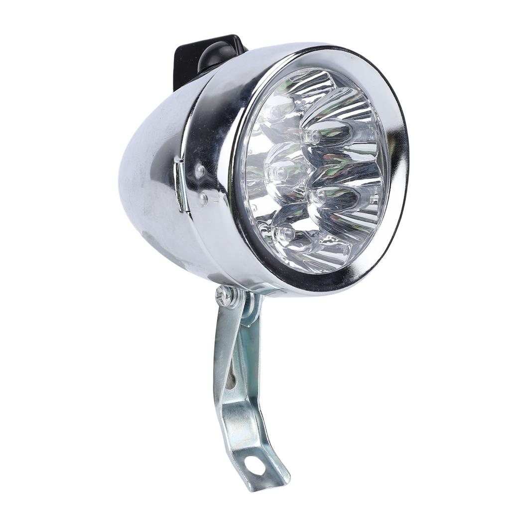 Vintage Front Light Retro Bike Front Lamp 6 LED Headlight with Bracket for Night Riding Cycling