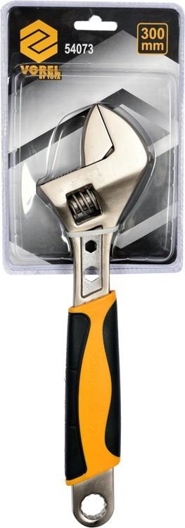 Adjustable wrench 300 mm. Covered handle 54073 VOREL