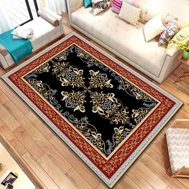 European Style Printed Pattern Non-slip Rug Baby Play Crawl Floor Yoga Mat Living Room Carpet Decoration Tapestry alfombrilla