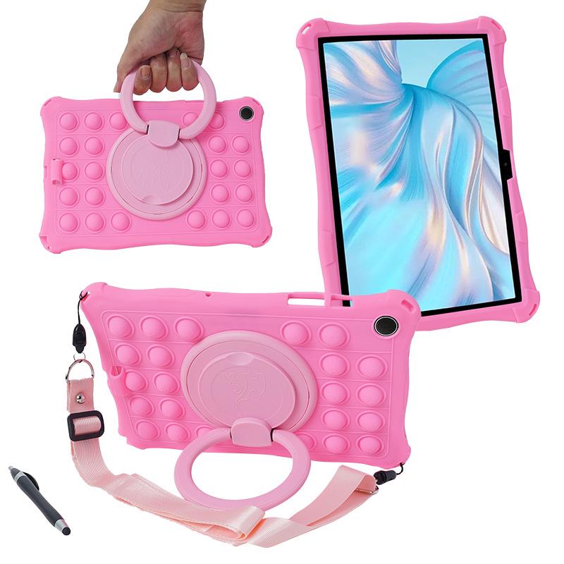 Compatible Rotating Silicone Case for 2023 Samsung A9 Tablet A9+, X110, X210 - Handheld Mouse Killer Model