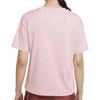 Nike T Shirts Women's Pink Crew Neck Moderate Straight Fit DM8679-605