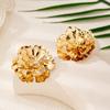 Exaggerated High-End Retro Flower Women's Stud Earrings