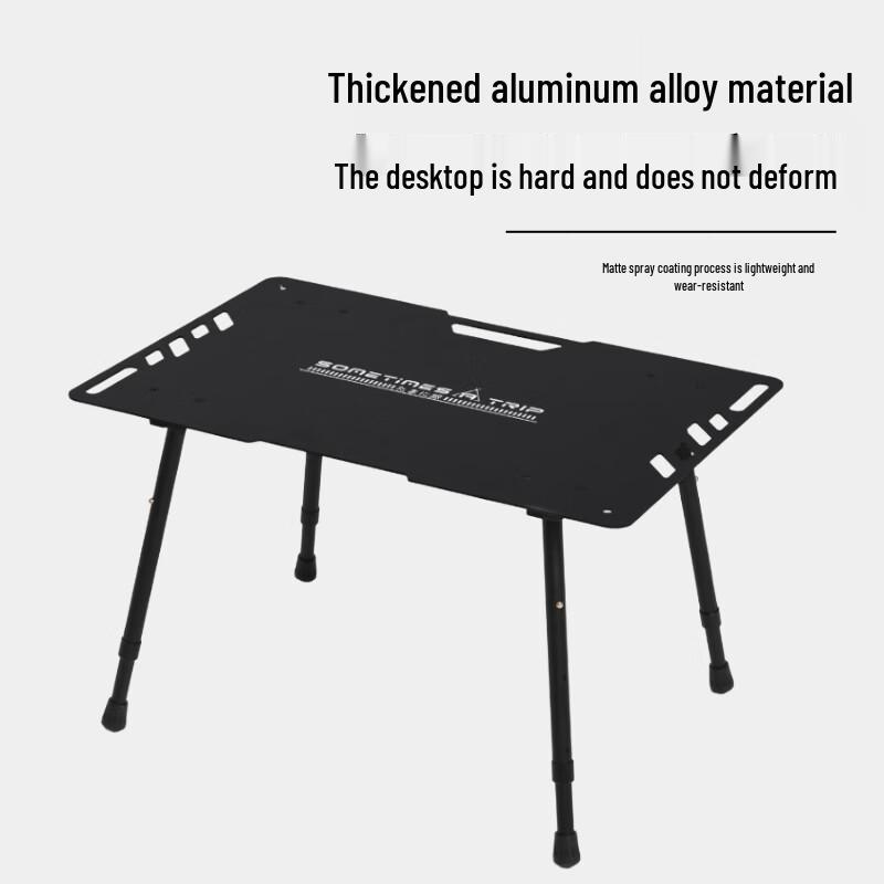 ZISIZ Portable Adjustable Folding Camping Table