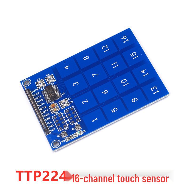TTP223/224/226 Multi-Channel Touch Sensor Module: Key Light Switch with Self-Locking & Jog Modes