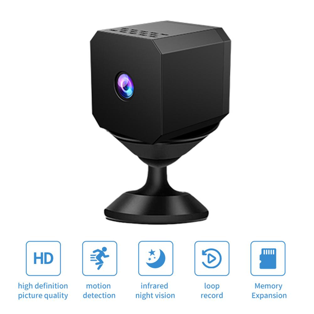 F1 Mini Wifi Camera HD Night Vision Security Camera Wireless High-Definition Camera with Motion Detection Wireless Nanny Cam