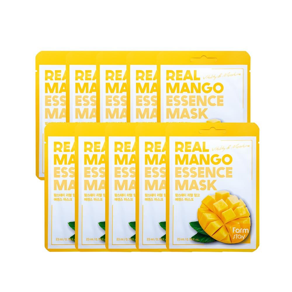 Farmstay Real Mango Essence Mask Revitalizing Radiance 23ml x 10ea