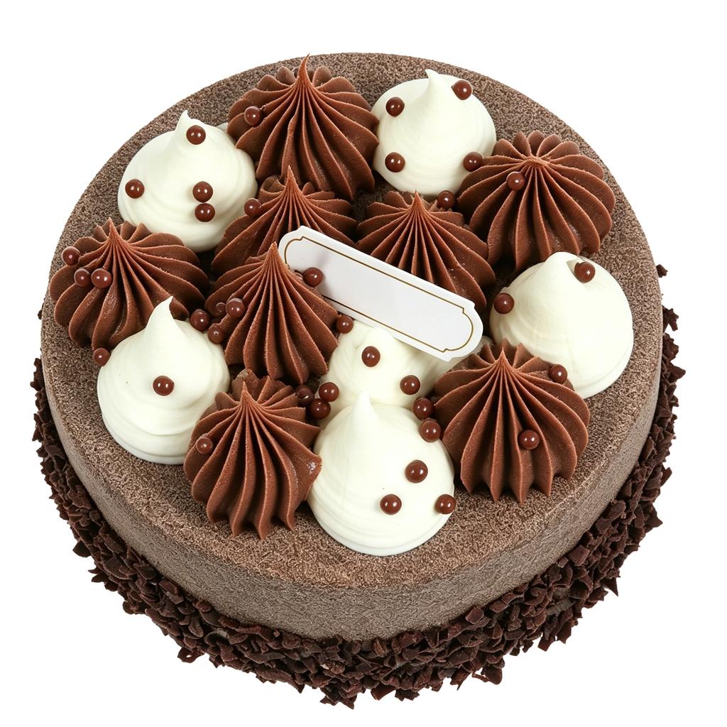 Nep Taart Model 4 Inch Multifunctioneel Realistisch Chocolade Room Verjaardagstaart Display Prop 1 ST