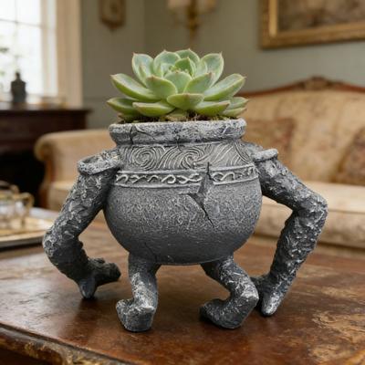Alexander Planter Verzamelaar Hars Vetplanten Plantenbak Pot Open-Wereld Spel Karakter Plantenpot Cadeau voor Spel Liefhebbers