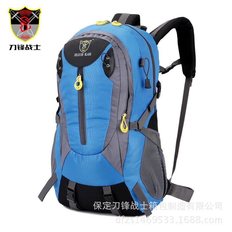 Schoolbag Mountaineering Bag Riding Light Hiking Backpack Large Capacity Leisure Outdoor Sports Bag One piece