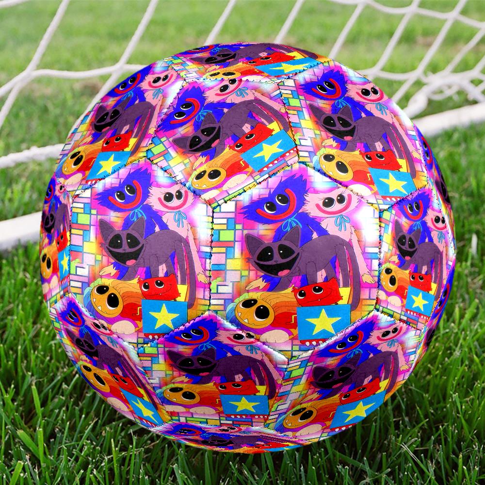Poppy Playtime Theme Size 5 Soccer Ball, Suitable for Both Indoor and Outdoor Matches, a Gift Suitable for Everyone.