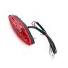 12V 15 LED Motorrad Brems Stopp Fahr Rücklicht Rückleuchte ATV Dirt Bike Universal Rot