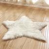 Machine Washable Modern Faux Fur Rug - Dirt-Resistant Living Room/Bedroom Mat