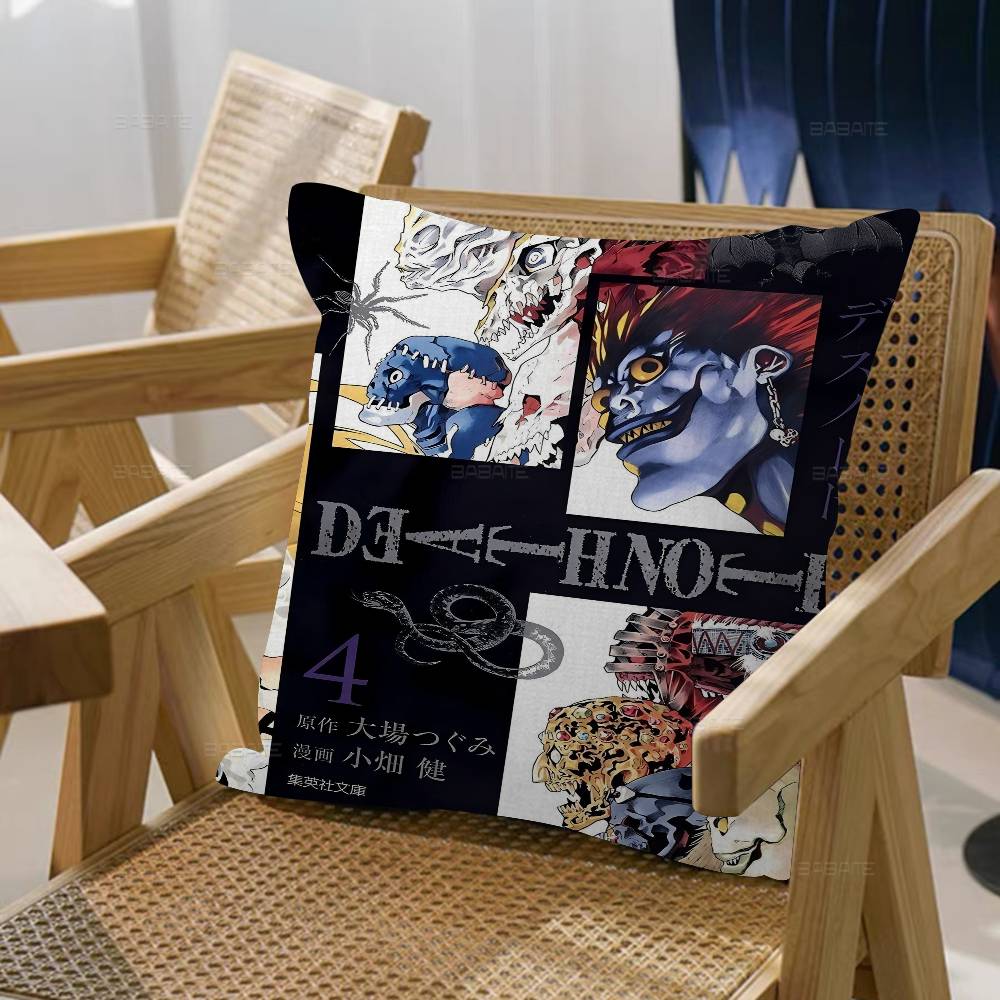 Death Note Anime Pillow Anime Pillow Sofa Bed Head Pillow Cover Cushion Cover 45x45 Cm Fashion