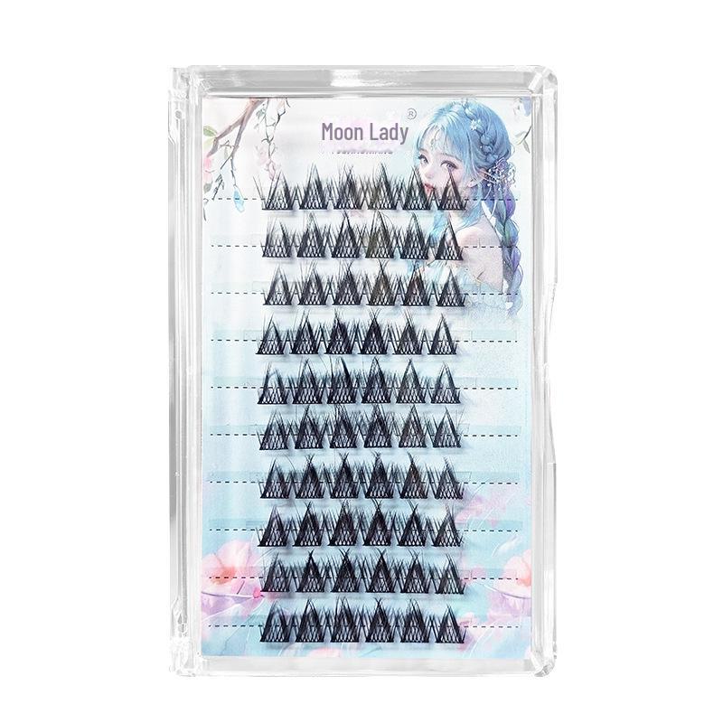 Yue Jiao Niang Segmented False Eyelashes – Thick Barbie Comic Style for Beginners