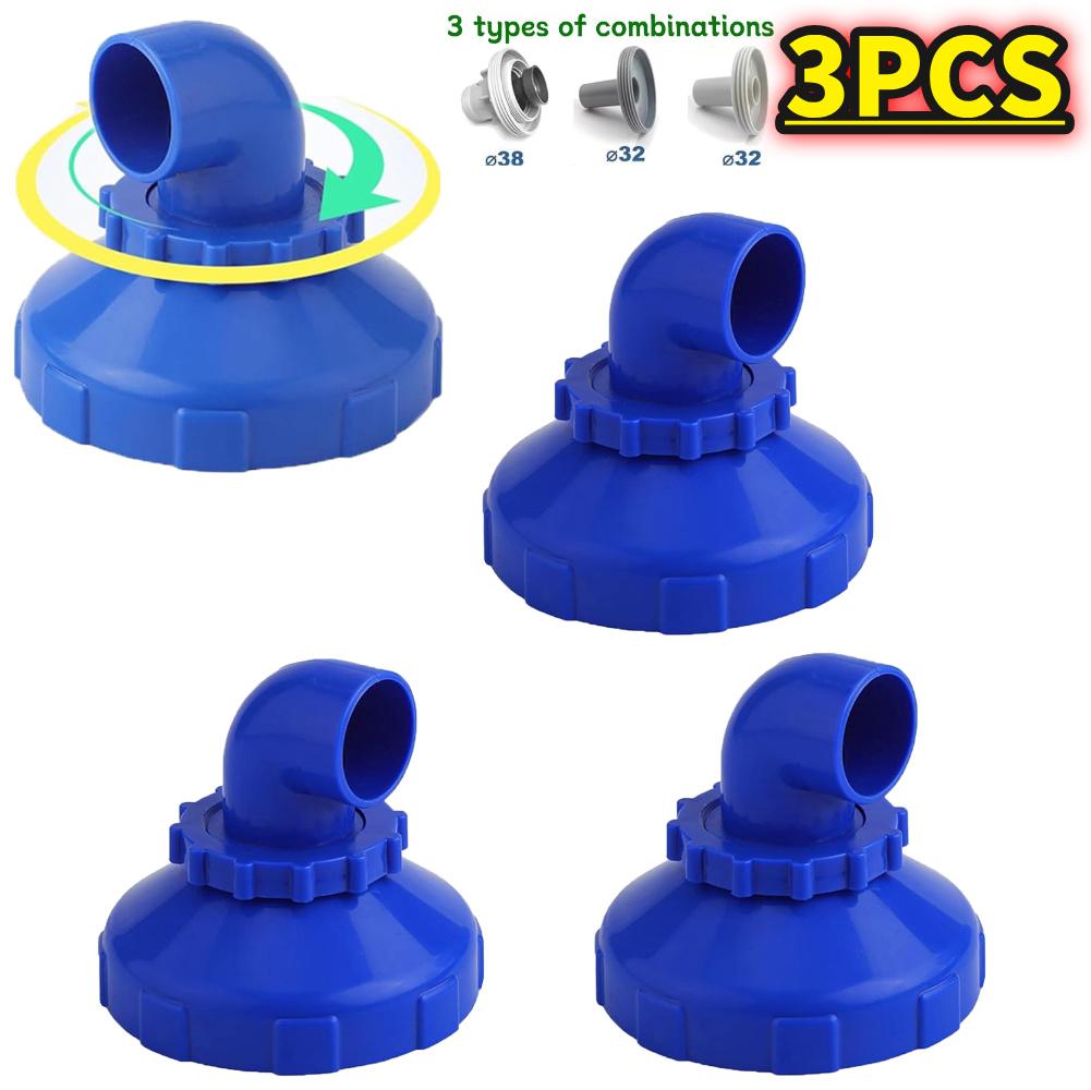 5-1PC Pool Inlet Nozzle for Intex Outlet Pool Nozzles 360 Degree Rotatable Swimming Pool Return Jet Pool Jet Nozzle Replacement