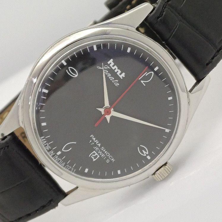 

OLD HMT JANATA INDIAN MENS MECHANICAL WATCH a411205-1 Sku001-a411205