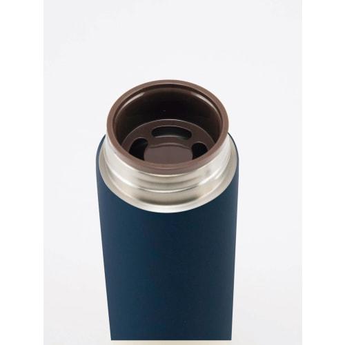 Kakusei Neolife NL-50N Mug Water Bottle, 500ml, Navy Blue, Double-walled Vacuum Insulation, Large Mouth, Fits Large Ice Cubes, Easy To Clean, Includes