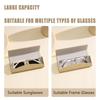 Portable Eye Glasses Case Magnetic Buckle Glasses Protective Box Eyeglasses Holder  Sunglasses Bag