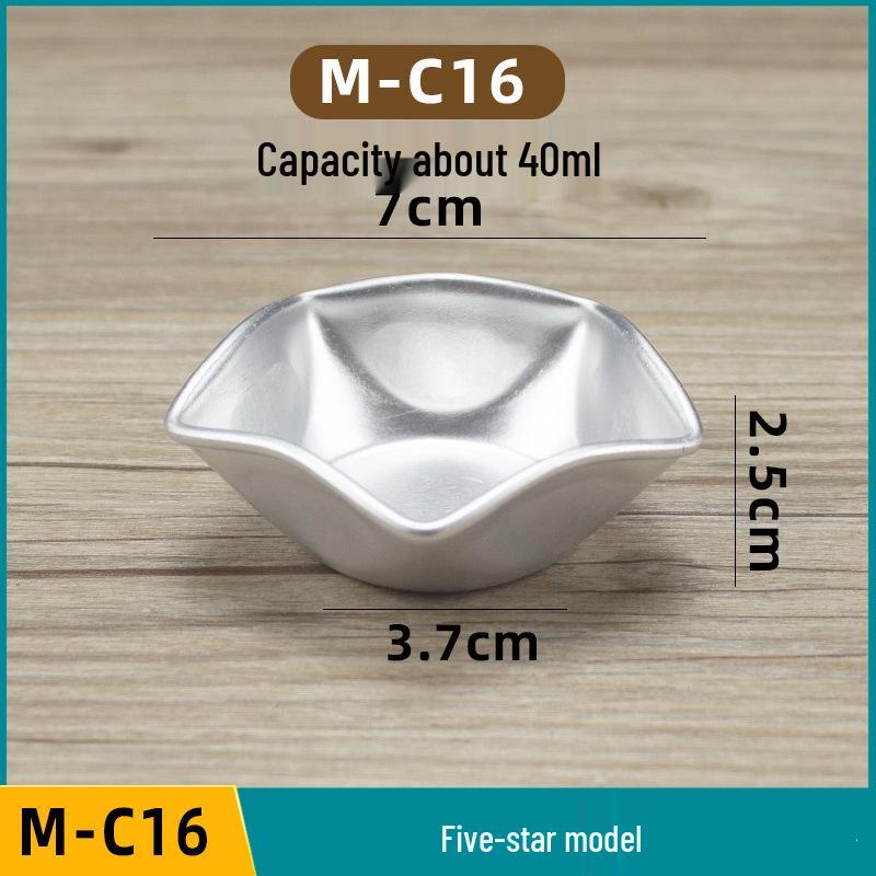 Forma na mini šifonový dort s karamelovým želé pudinkem - hliníková slitina, malá až střední velikost, forma na vaječný koláč a dezertní košíčky