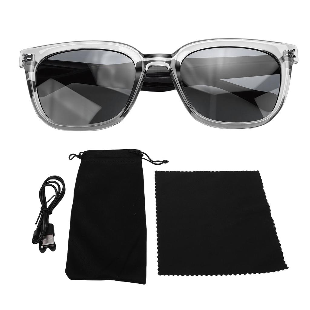 Bluetooth Sunglasses AI Translation Glasses Multifunctional Smart Glasses Blue Lighting Blocking for Music Calls Unisex