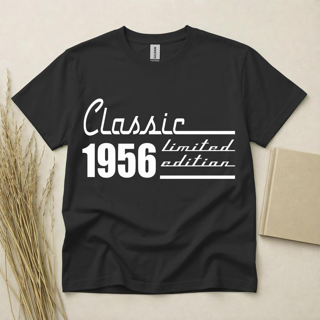 Maglietta 70° Compleanno Nata Nel 1956 70 Anni Regali Edizione Limitata Classica