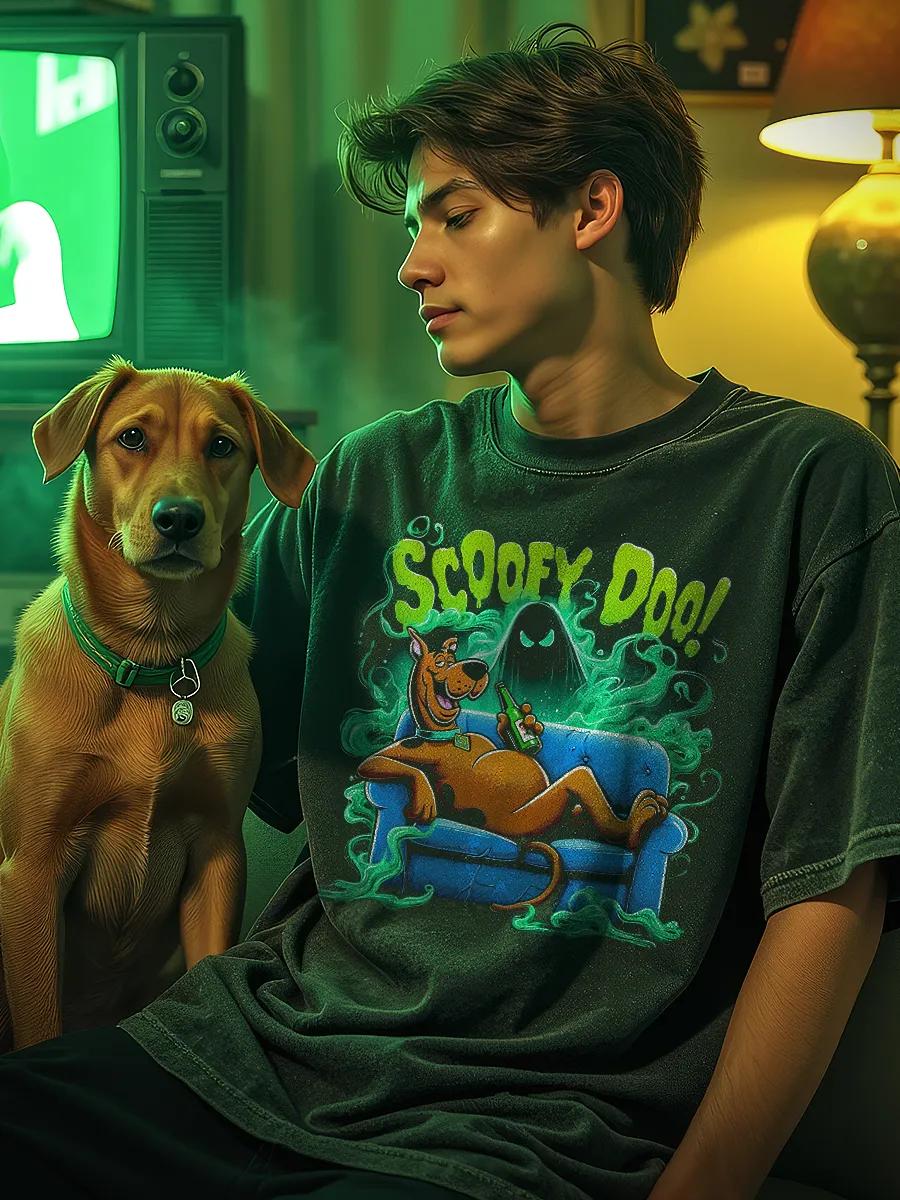 Vintage T-shirt with Woody Woodpecker cartoons S