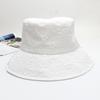 Hat Female Pleated Big Eaves Bucket Hat Versatile Spring and Summer Shading Face Protection Sun Hat Bucket Hat