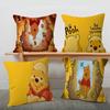 W-Winnie-the-P-PoohS Cushion Cover Inches Farmhouse Decor Home Throw Pillow Covers for Couch Decorations