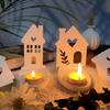 Silicone Mould House Candlestick Resins Molds Love House Candle Holder Mould