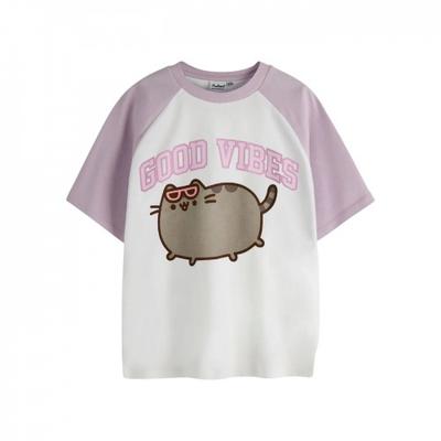 Girls Good Vibes Raglan T-Shirt