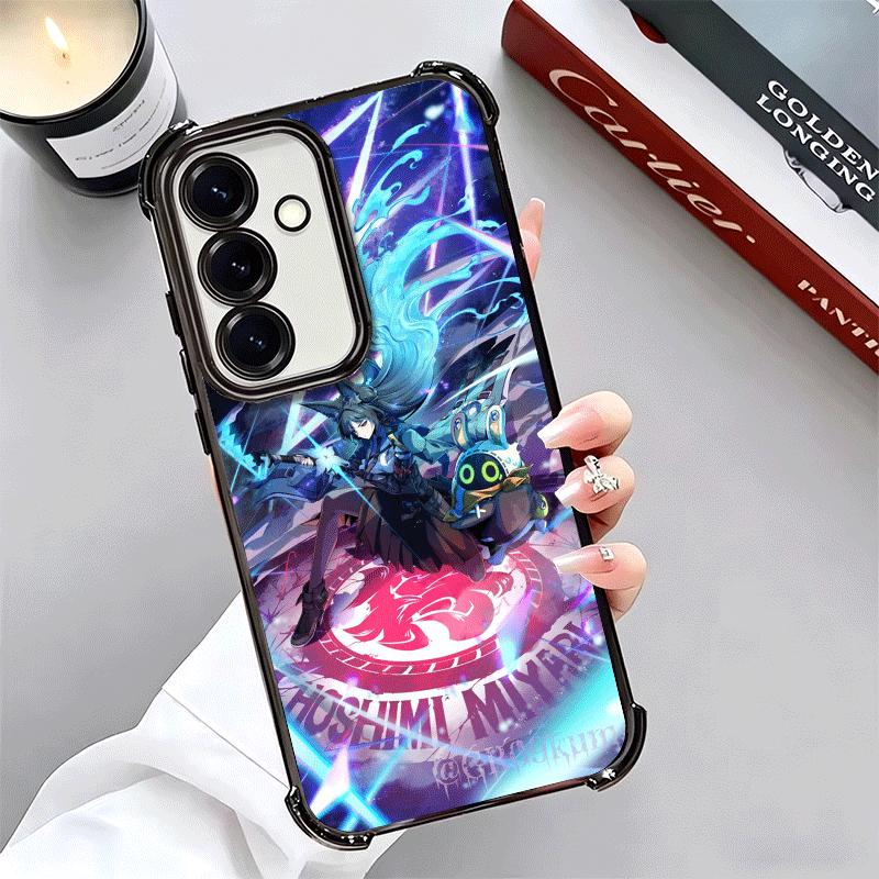 Zenless Zone Zero Hoshimi Miyabi Plating Phone Case For Samsung A17 A07 A37 A57 A16 A56 A15 A55 A14 A54 A13 A53 A26 A36 A25 A35