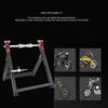 Motorcycle Wheel Balancer Stand Portable Bike Wheel Balancer Black Coated High Stability Foldable for Sport Dirt Bikes