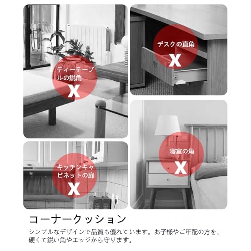 LIOOBO 200-Piece Box Furniture Packaging Corner Protectors, Packaging Boner Guards, Plastic Corner Guards for Boxes, Furniture, and Case Carts