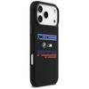 BMW M Silikon Horizontale Linie MagSafe Hülle für iPhone 17 Pro Max Schwarz