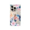 Clear Square Back Tube Case Protection For iPhone 12 16 ProMax 15 Plus 13 14 Pro Max 11 Anti-Oxygen,Flamingo Pattern Casing