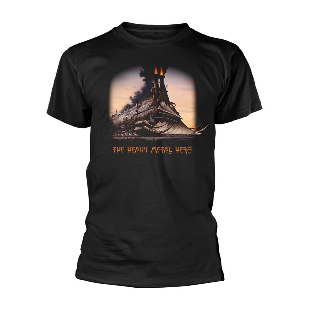 RODNEY MATTHEWS - THE HEAVY METAL HERO BLACK T-Shirt Medium S