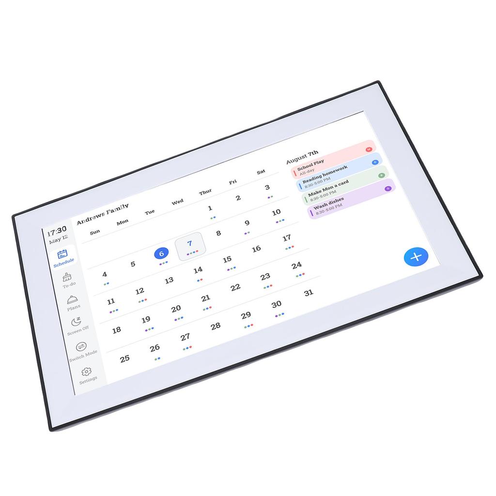 15.6 Inch Digital Calendar Chore Chart WIFI Electronic Calendar Smart Family Planner Touchscreen Interactive Display