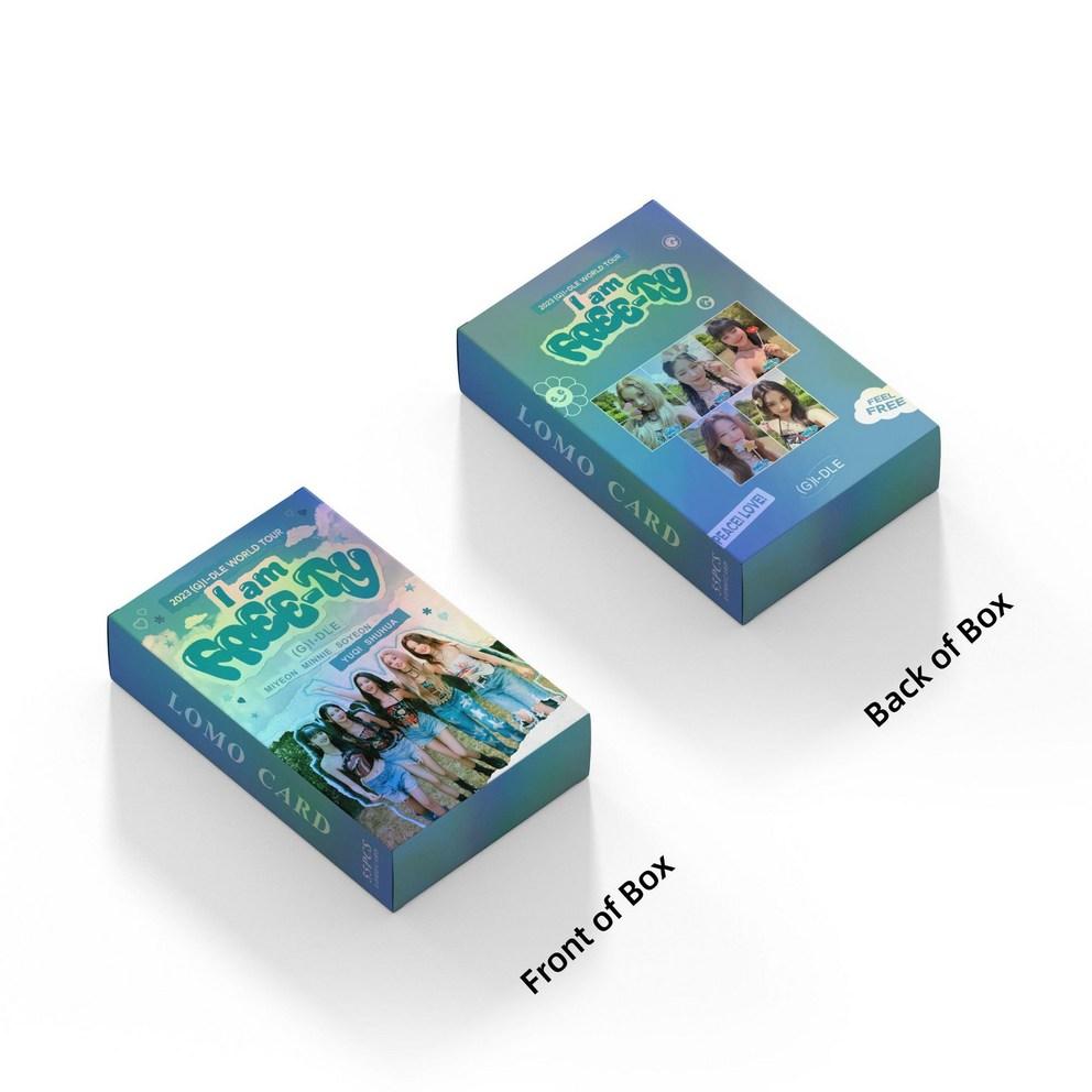 (G)I-dle Hologram Photocard Set of 10 (1 Box, 55 Sheets)
